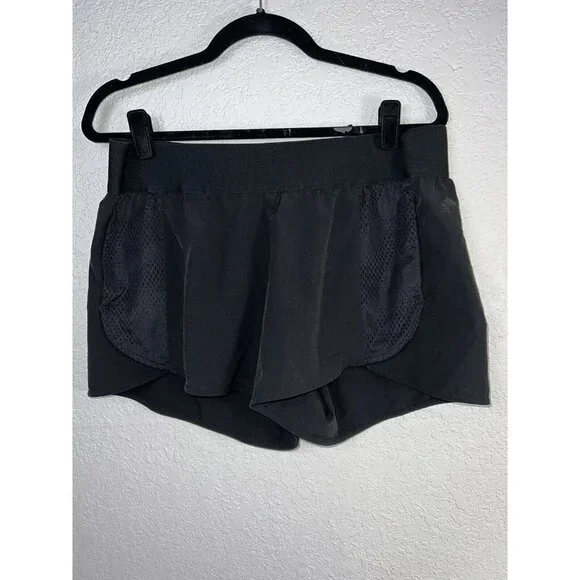 ADIDAS Women’s Running Shorts Unlined Black NWOTS New Large Y1 - Picture 2 of 6